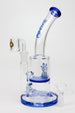 HAZE 8" 2-in-1 Honeycomb Diffuser Bent Neck Dab Bong/Rig - Glasss Station