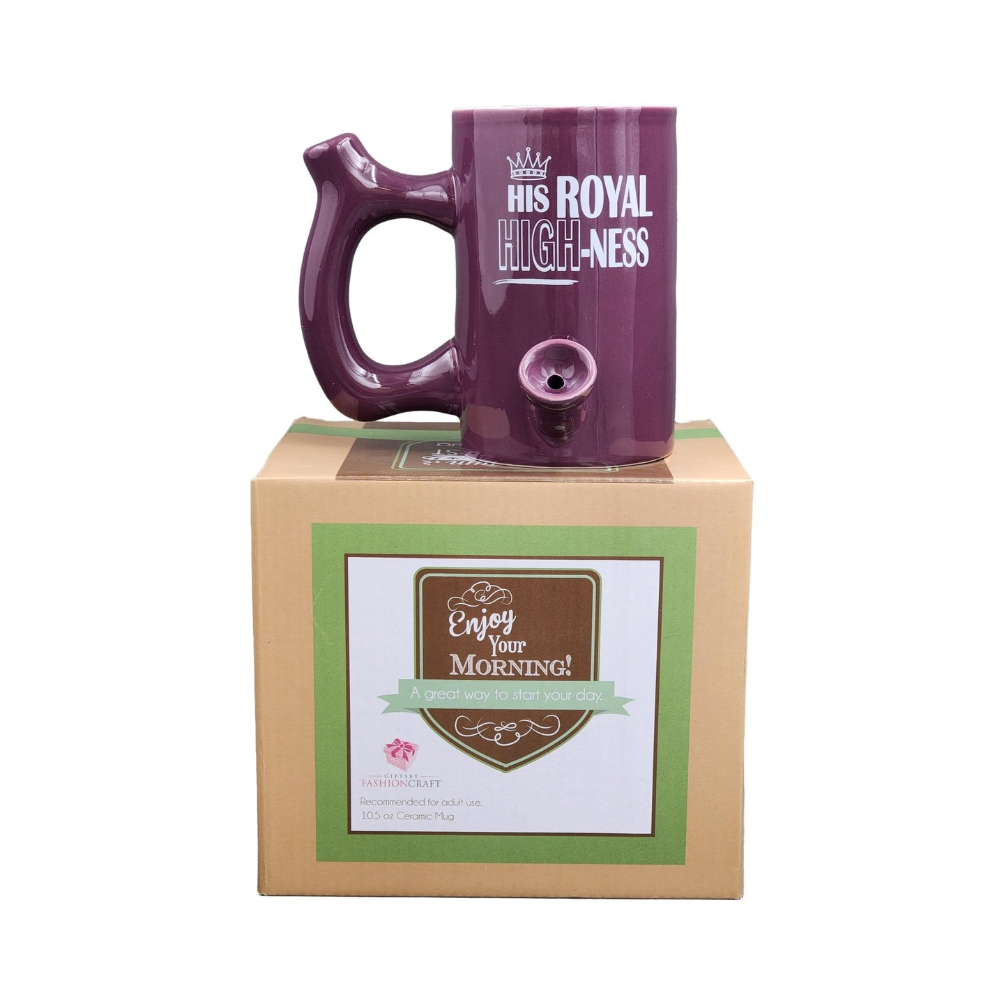 His Royal Highness Large Purple Mug - Glasss Station