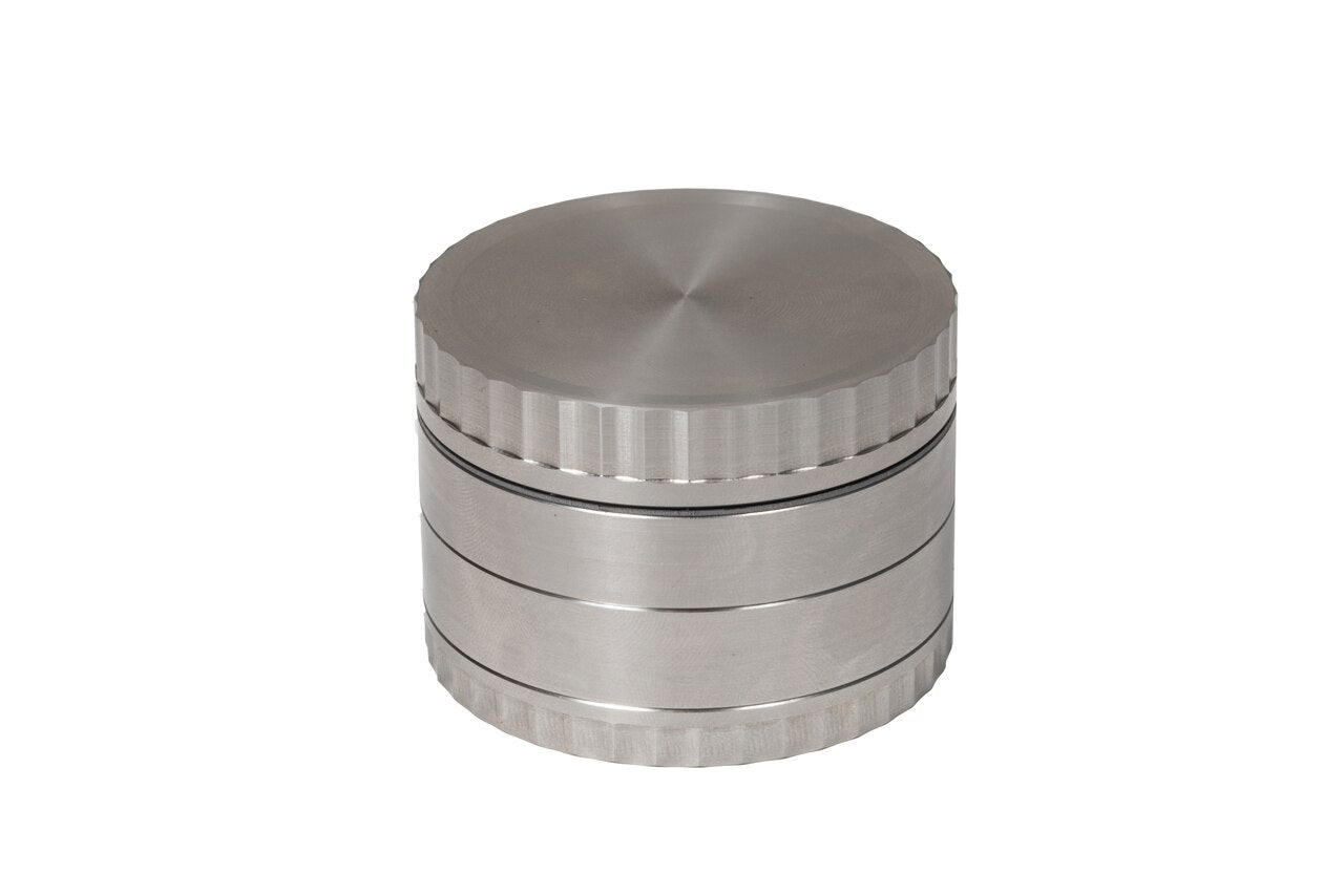 IASO Goods 4 Piece 2.5" Stainless Steel Grinder - Glasss Station