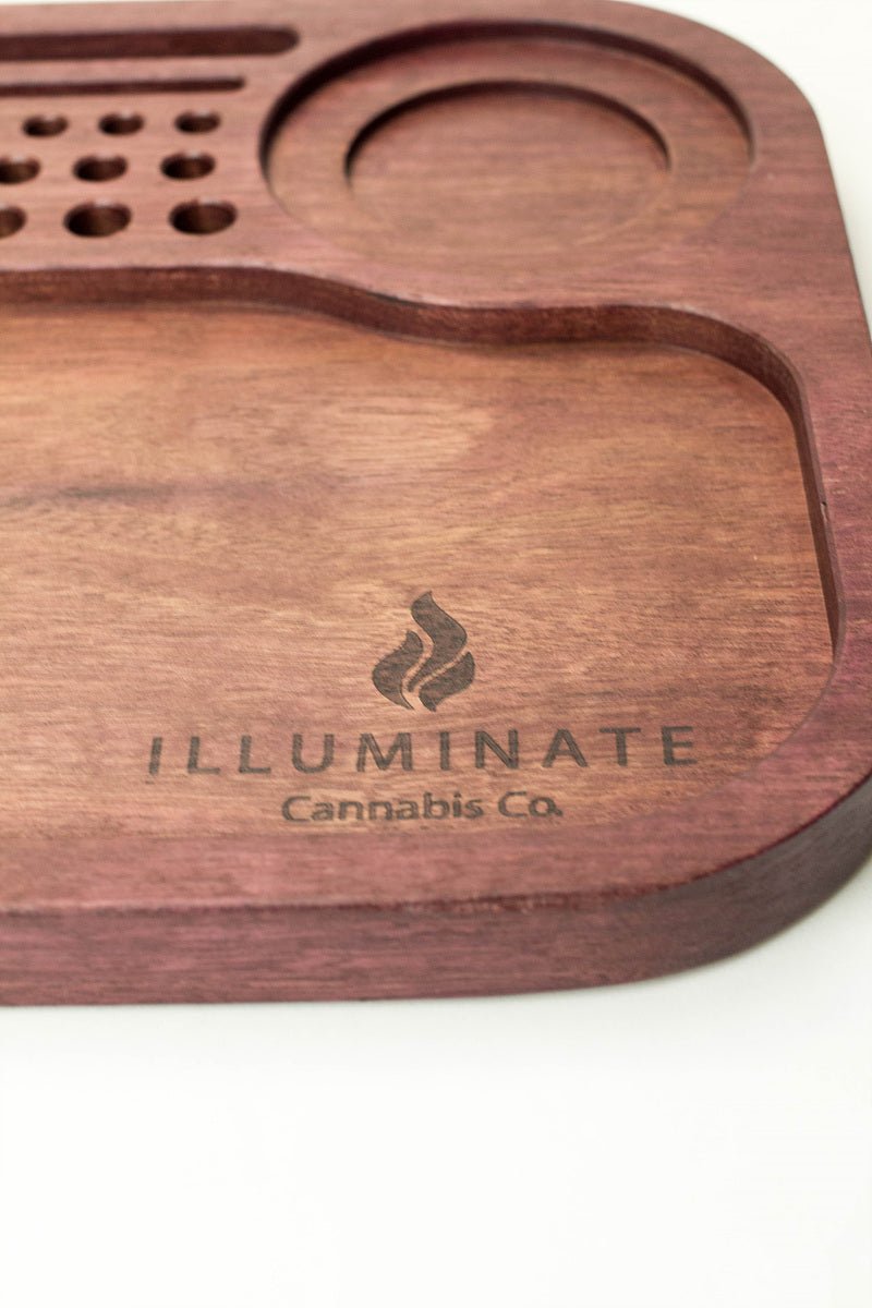 Illuminate Purple Heart King Size Rolling Tray - Glasss Station