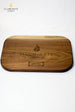 Illuminate Walnut King Size Rolling Tray - Glasss Station