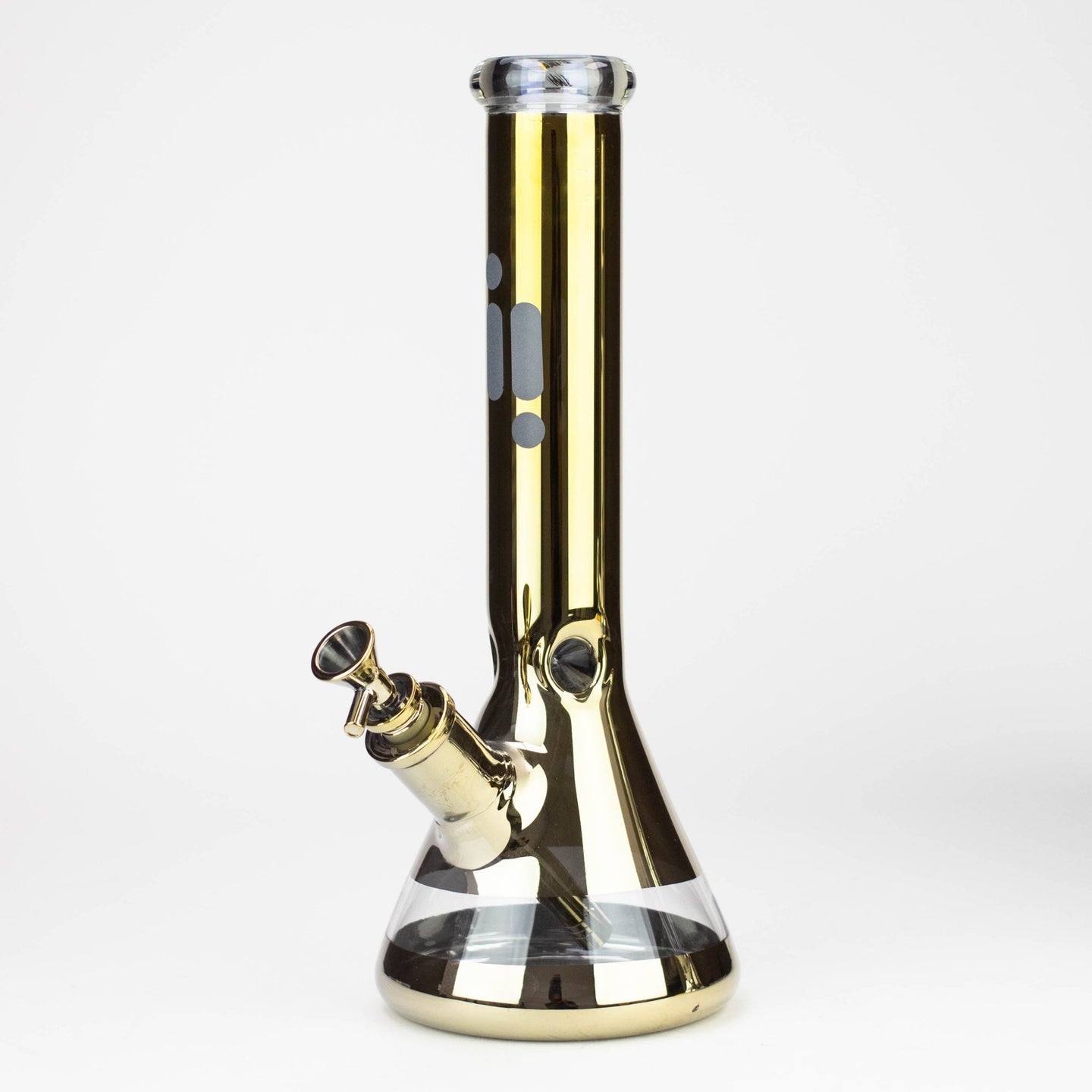 Infyniti 13.5" 7mm Metallic Classic Beaker Bong - Glasss Station