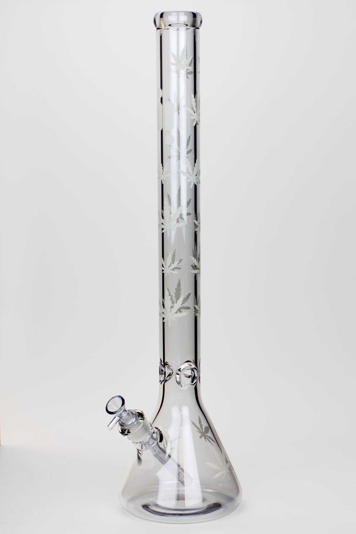 Infyniti | 24" 7mm Leaf Print Beaker Bong - Glasss Station