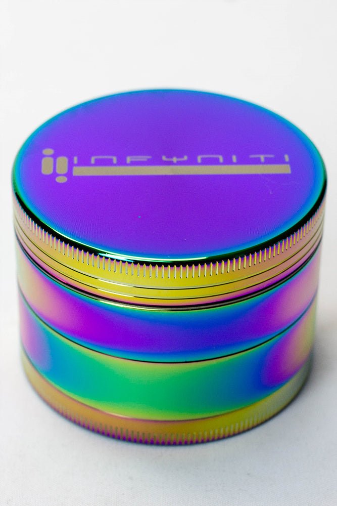 Infyniti 4 Parts Rainbow Herb Grinder - Glasss Station