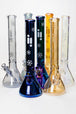 Infyniti Snowflake 18" 7mm Metallic Beaker Bong - Glasss Station