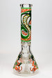 King Cobra 14" 9mm Glow in the Dark Beaker Bong - Glasss Station