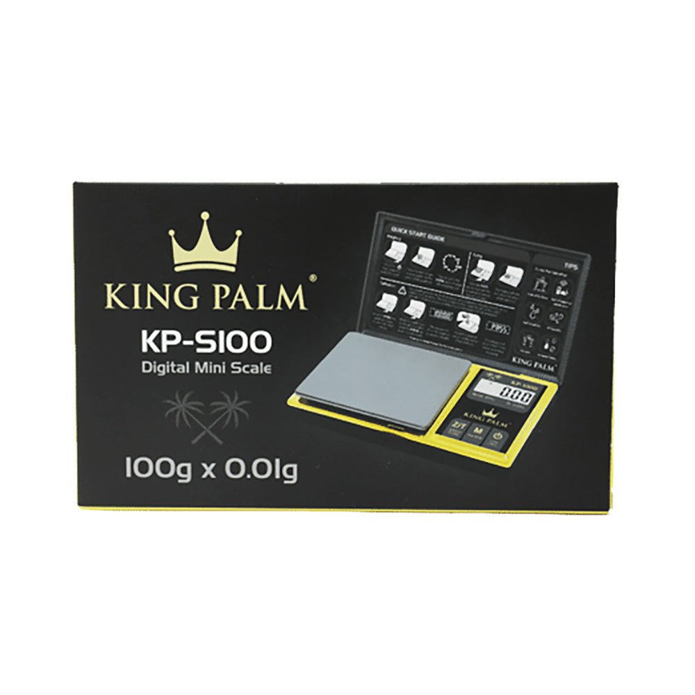 King Palm Gold-Plated Digital Mini Scale - Glasss Station