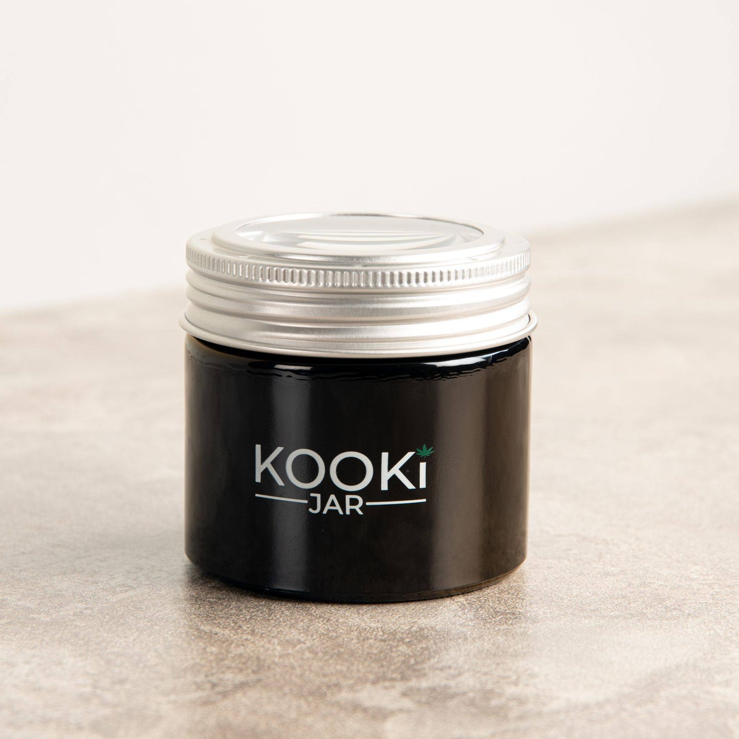 Kooki Small Glass Stash Jar with 5x Magnifying Lid - Glasss Station