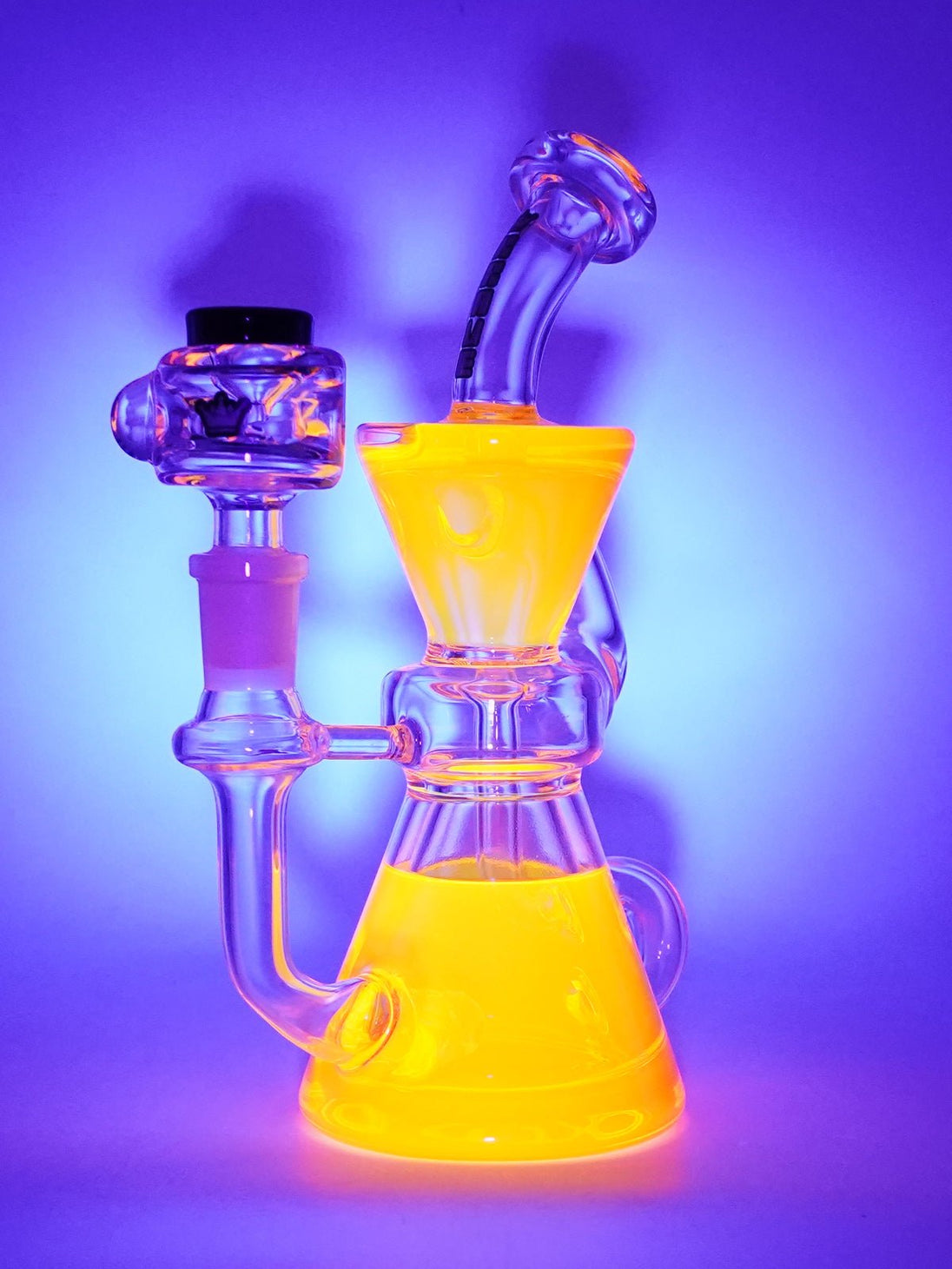 Krave Glass Freezable DUO Recycler - Glasss Station