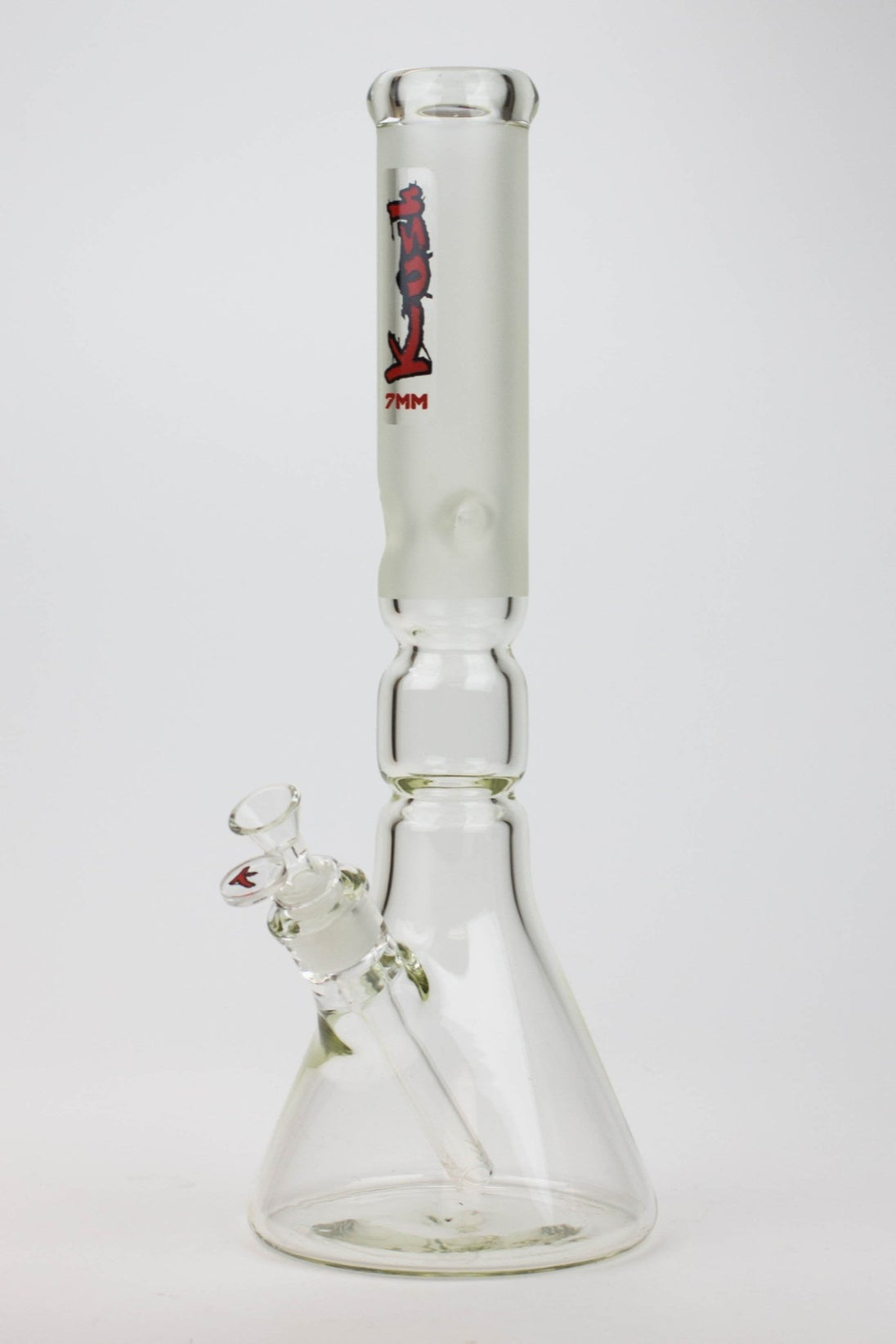 KUSH 16" 7mm Curved Tube Beaker Bong - Glasss Station