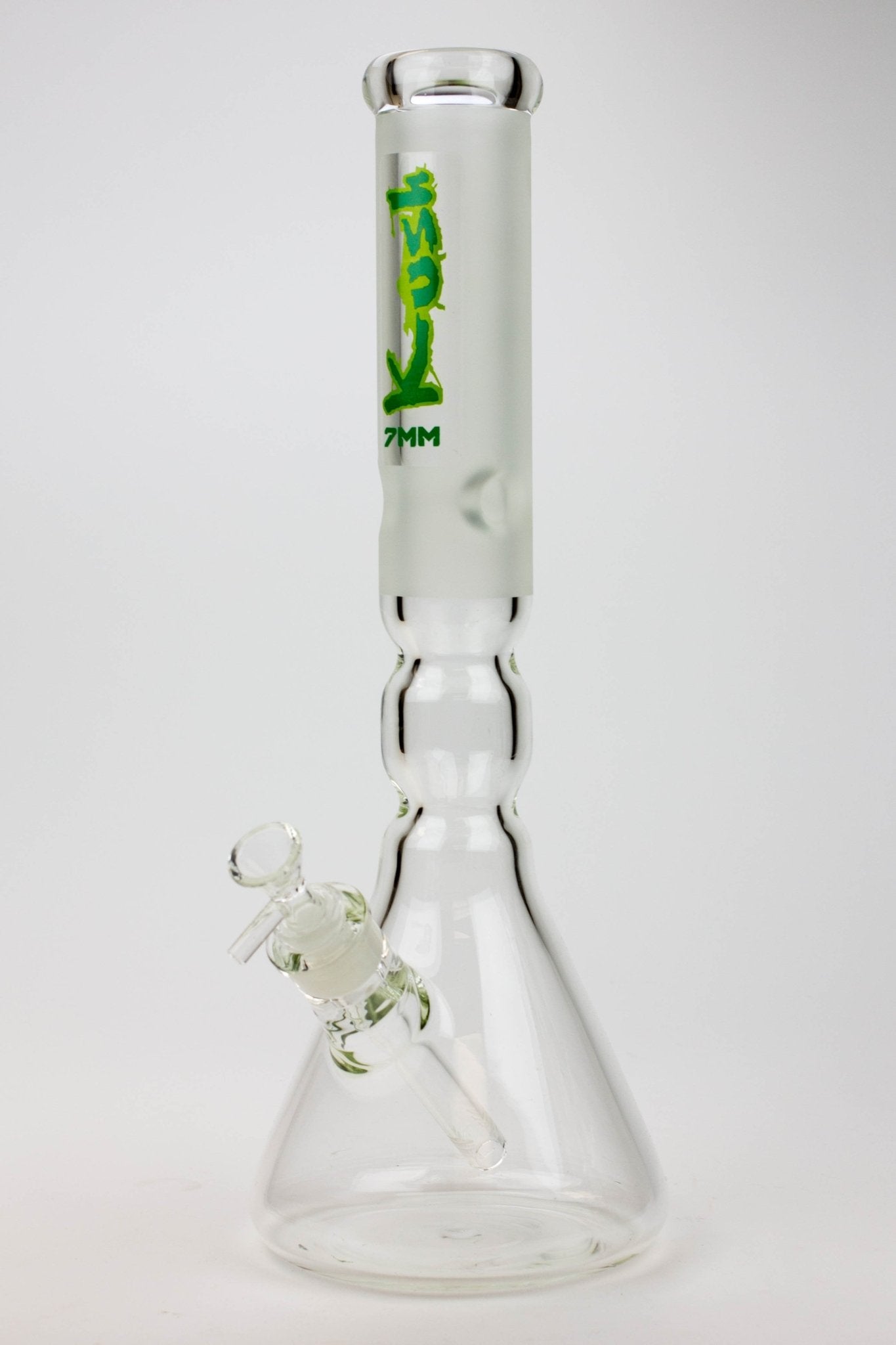 KUSH 16" 7mm Curved Tube Beaker Bong - Glasss Station