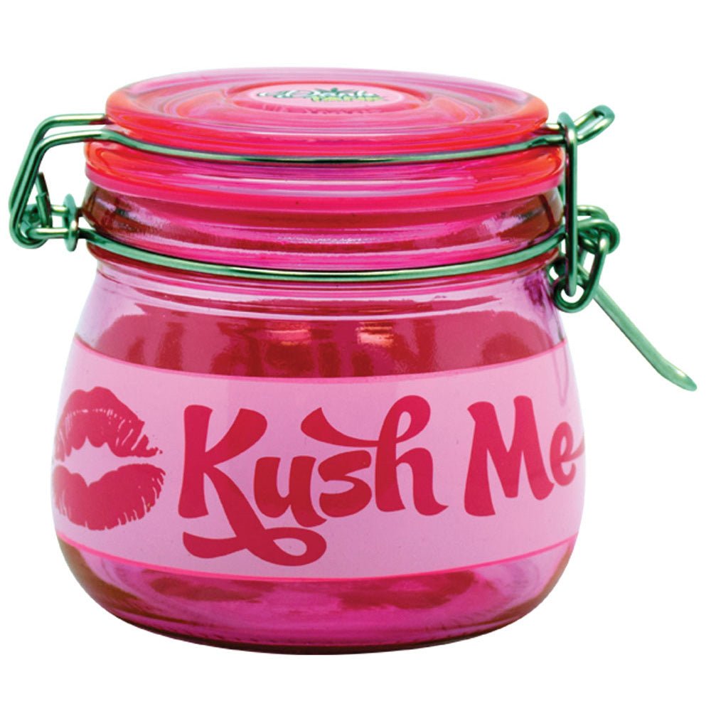 Kush Me Glass Jar - Glasss Station