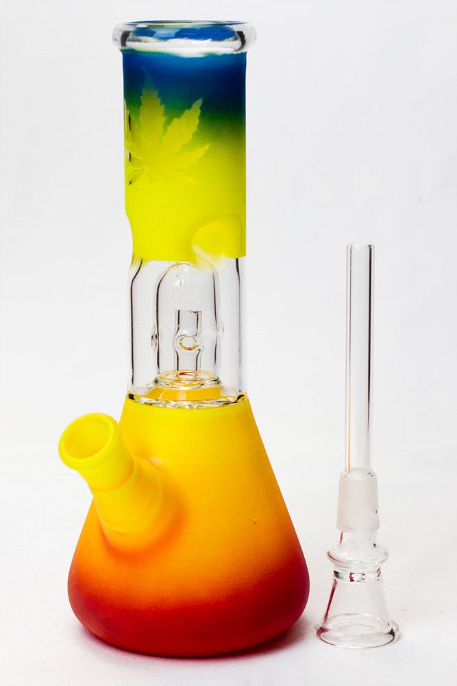 Leaf 8" Dome Perc Beaker Bong - Glasss Station