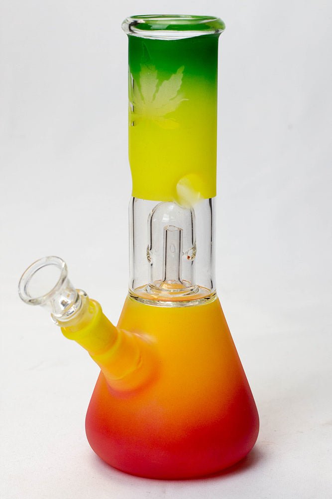 Leaf 8" Dome Perc Beaker Bong - Glasss Station