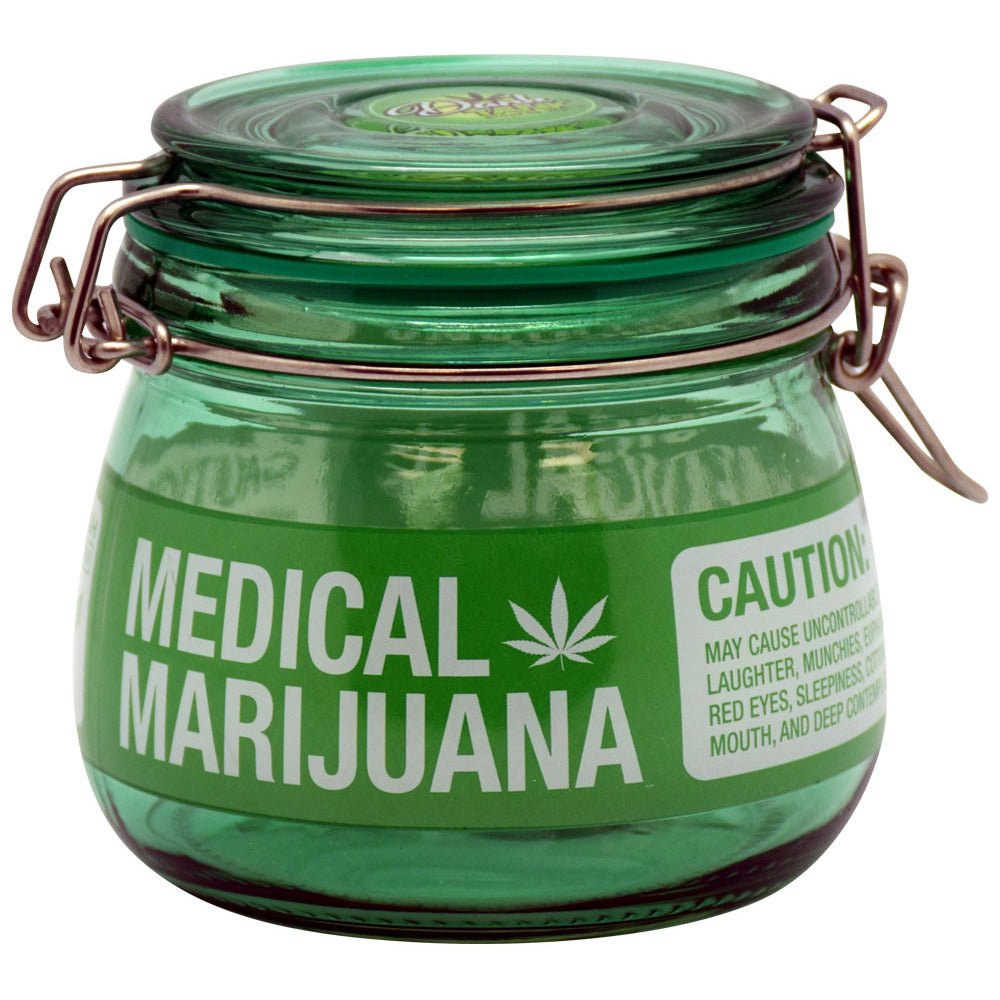 Medical Mary Jane Glass Jar - Glasss Station