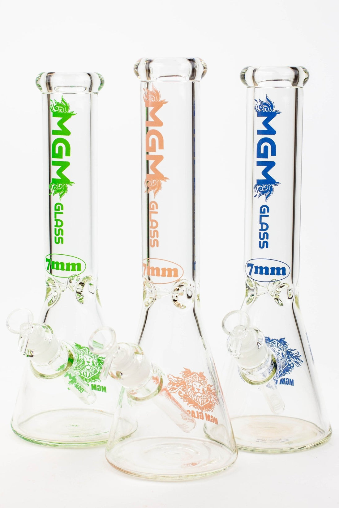 MGM 14" 7mm Beaker Bong - Glasss Station