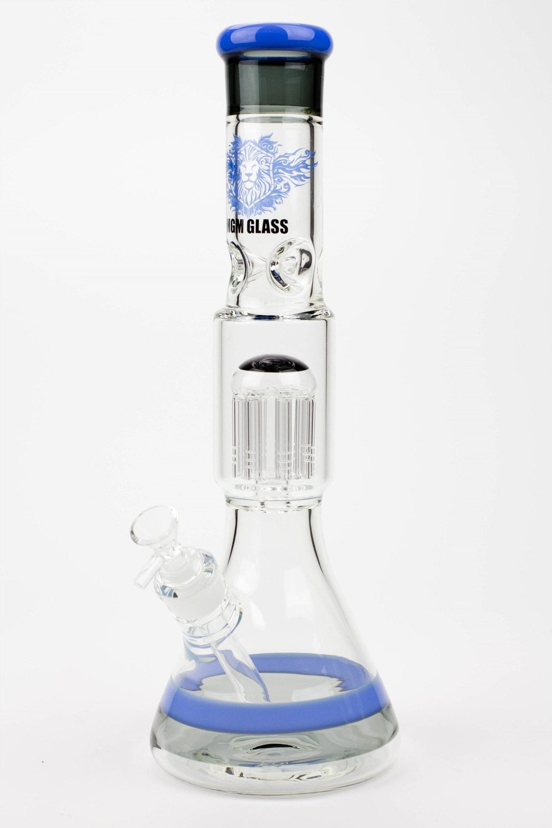 MGM 16" 7mm Single Tree Arm Beaker Bong - Glasss Station