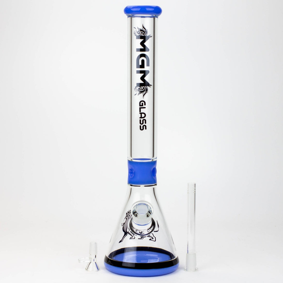 MGM 17.5" 7mm Beaker Bong - Glasss Station