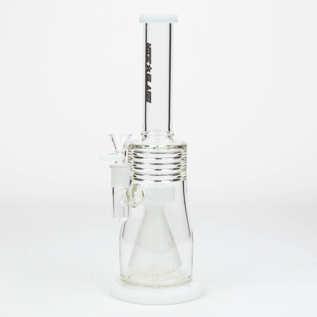 NG-12" Frosted Cone Perc Bong - Glasss Station