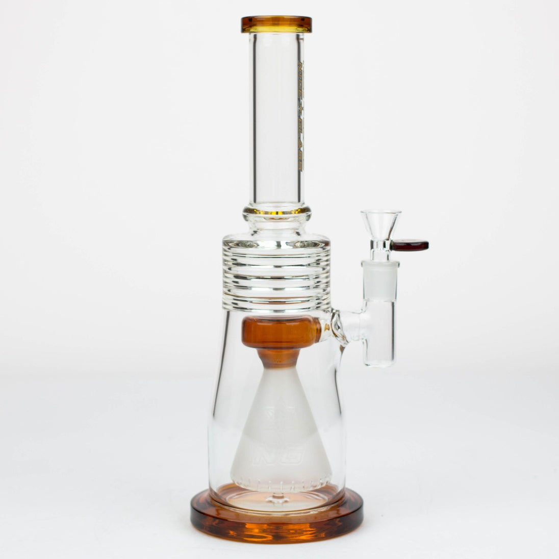 NG-12" Frosted Cone Perc Bong - Glasss Station