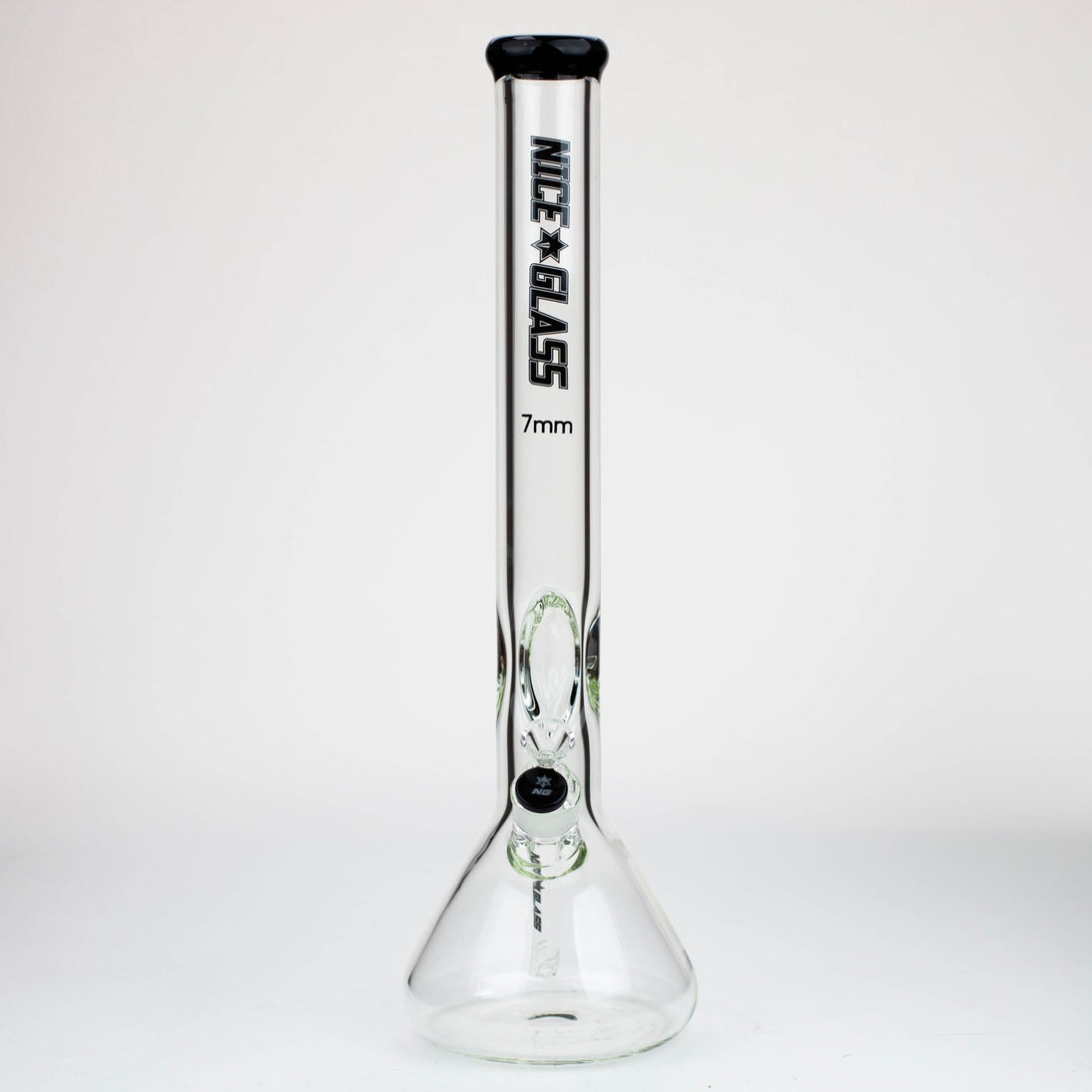 NG-18" Tall Flat Mouth Elbow Beaker Bong - Glasss Station