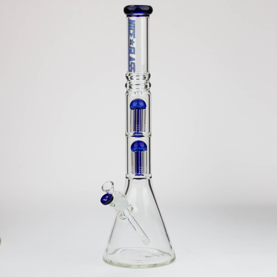 NG-19" Double 6-Arm Tree Beaker Bong - Glasss Station