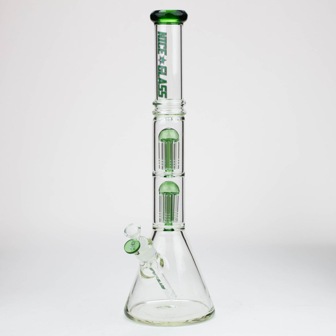 NG-19" Double 6-Arm Tree Beaker Bong - Glasss Station