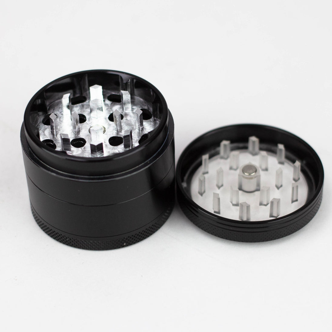 NG 4-Piece Aluminum Grinder with Window - Glasss Station