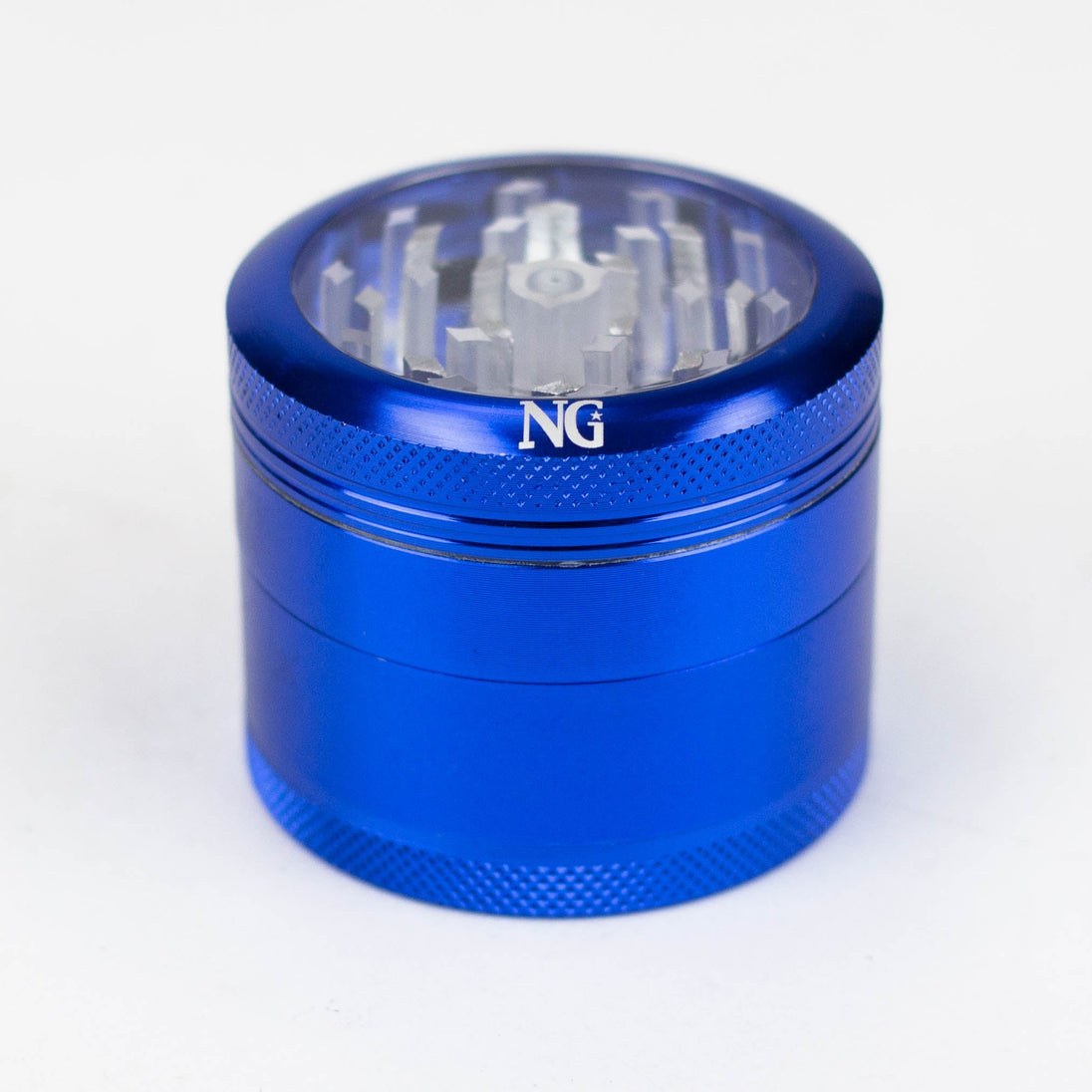 NG 4-Piece Aluminum Grinder with Window - Glasss Station