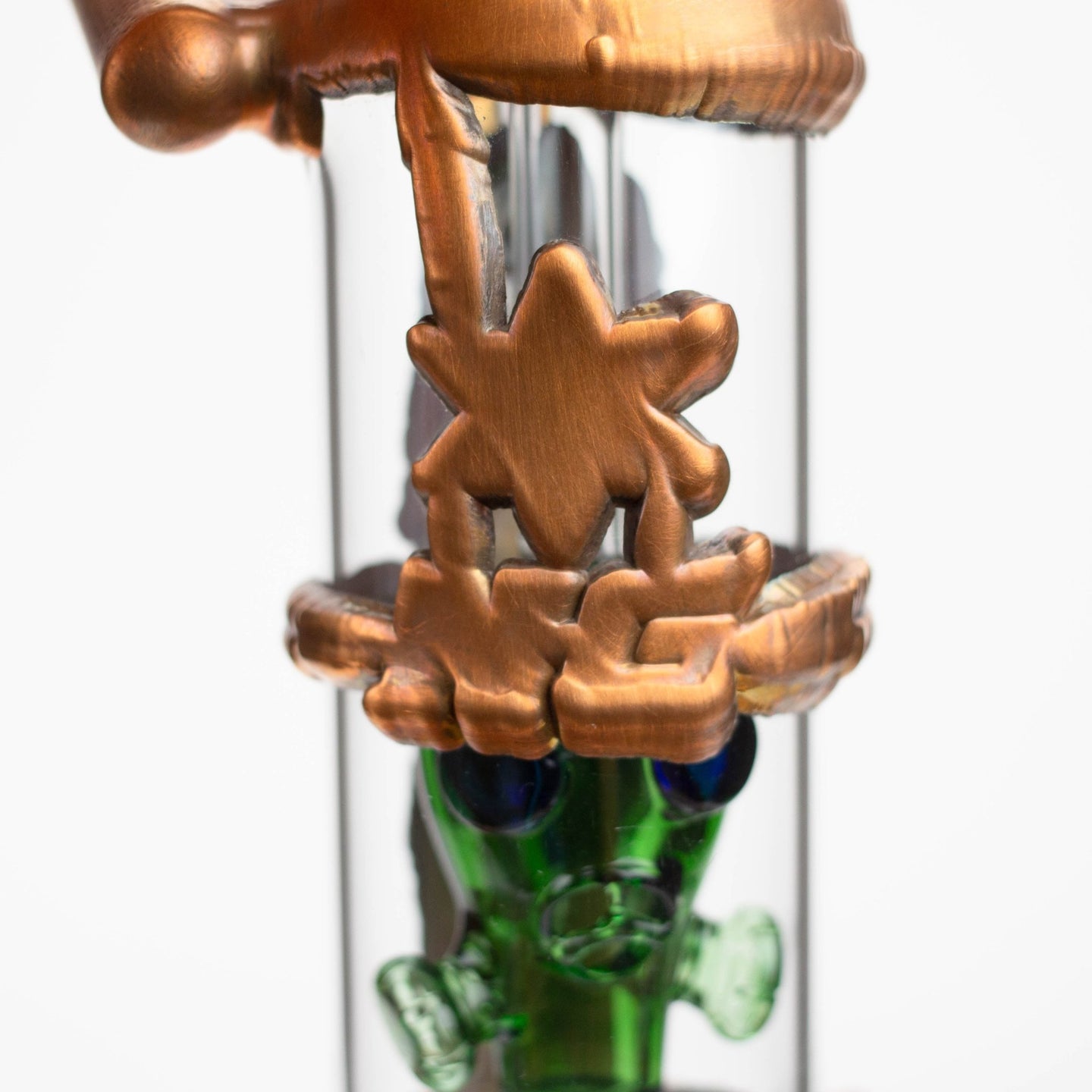 NG-9" Copper Plated Gas Mask Bubbler - Glasss Station