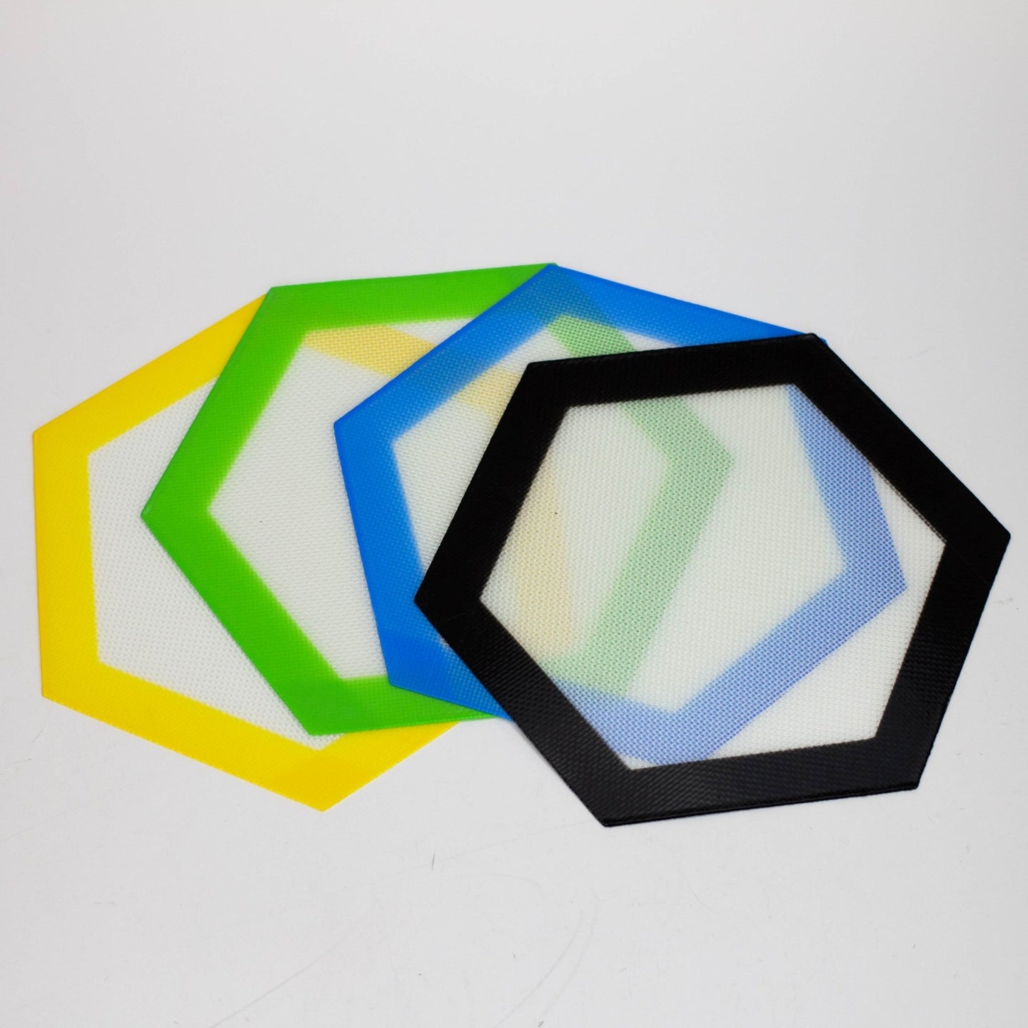 Non-Stick Hexagon Silicone Dab Mats - Glasss Station