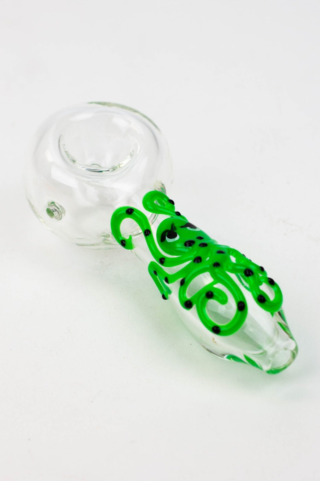 Octopus 4" Clear Glass Pipe - Glasss Station