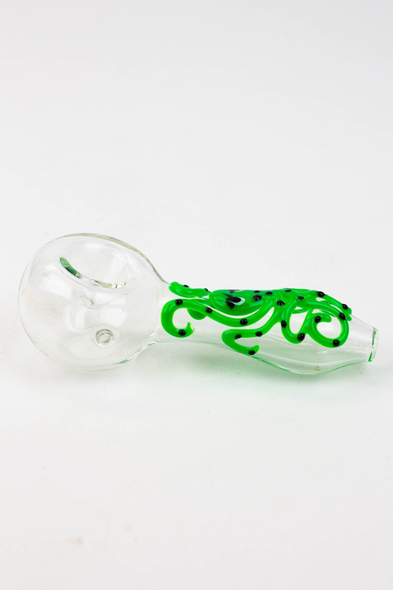 Octopus 4" Clear Glass Pipe - Glasss Station