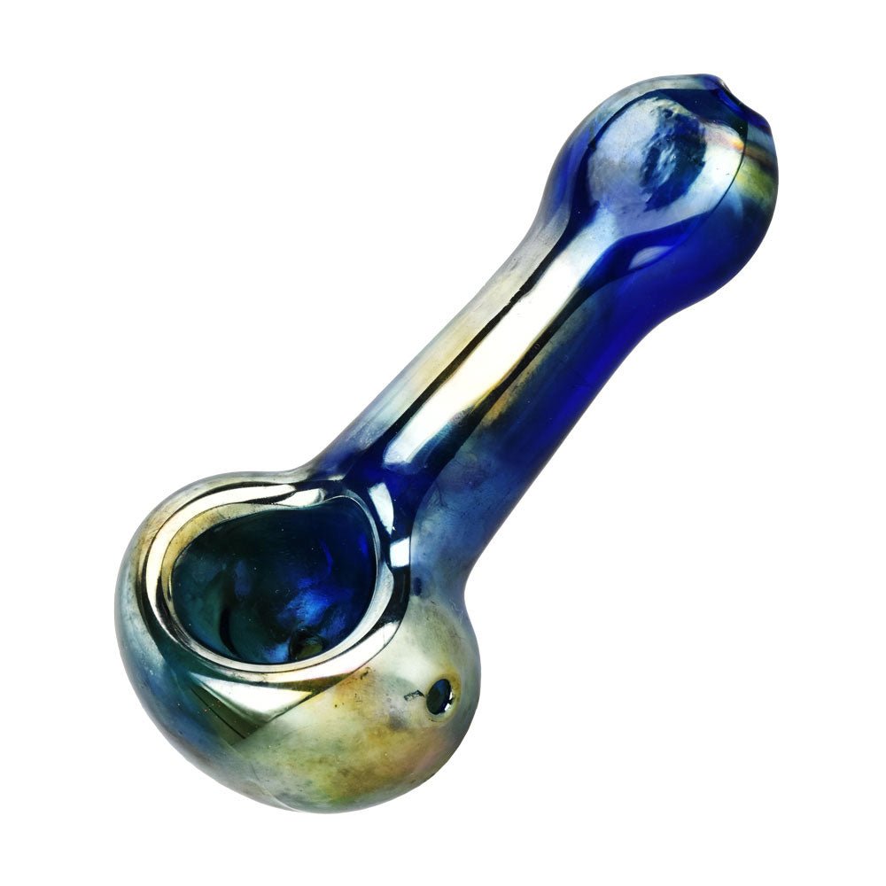 Oil Slick Lightweight Glass Spoon Pipe - Glasss Station