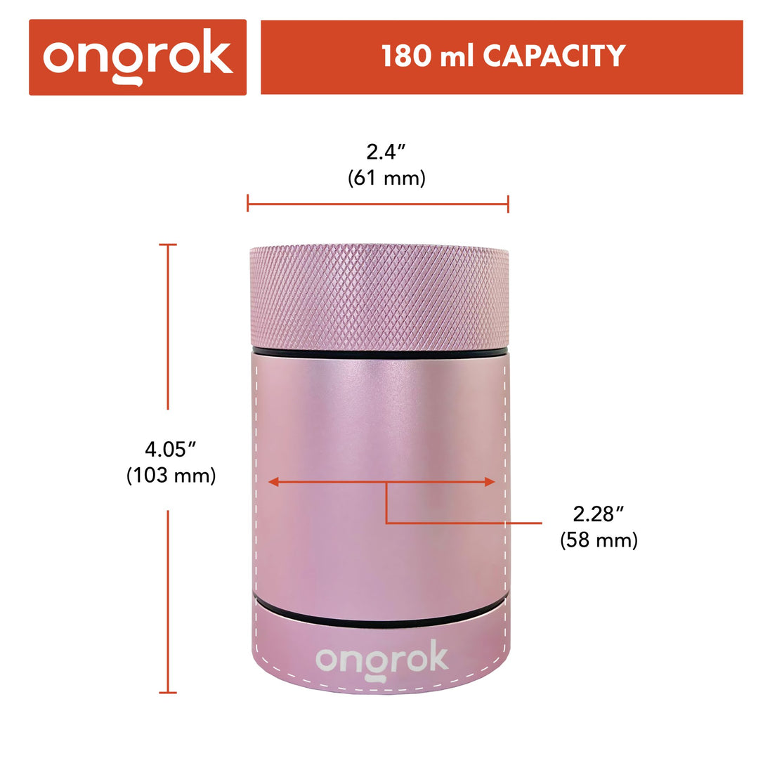 Ongrok Aluminum Metal Storage Jar - Glasss Station