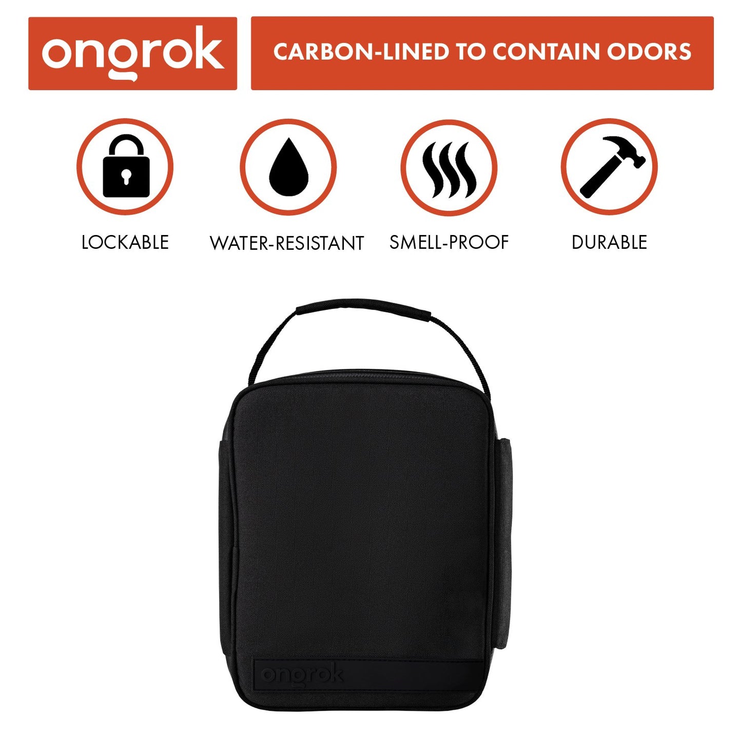 Ongrok Large Carbon Lined Case w/ Combo Lock - Glasss Station