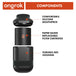 Ongrok Personal Air Filter w/ Replaceable Cartridges - Glasss Station