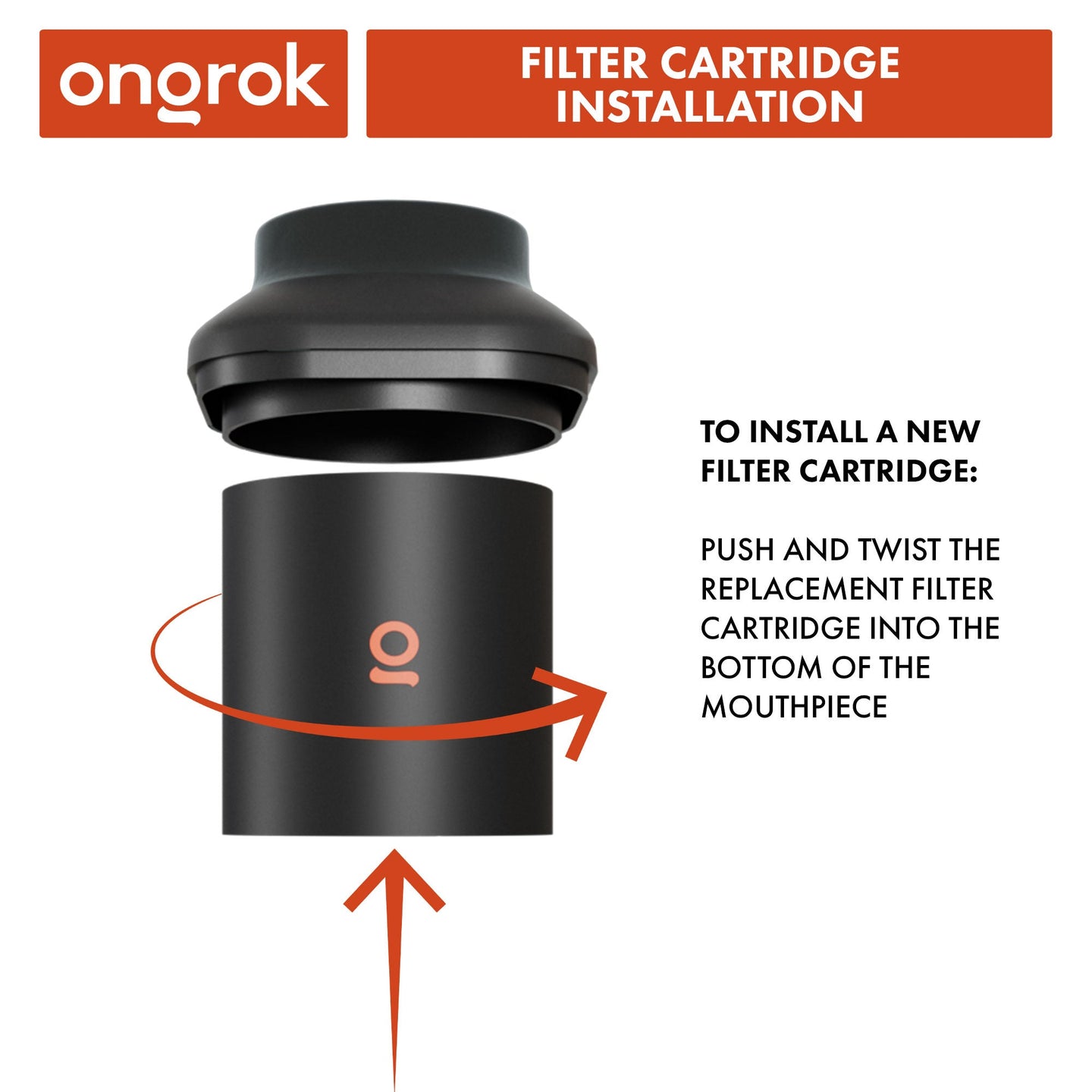 Ongrok Personal Air Filter w/ Replaceable Cartridges - Glasss Station