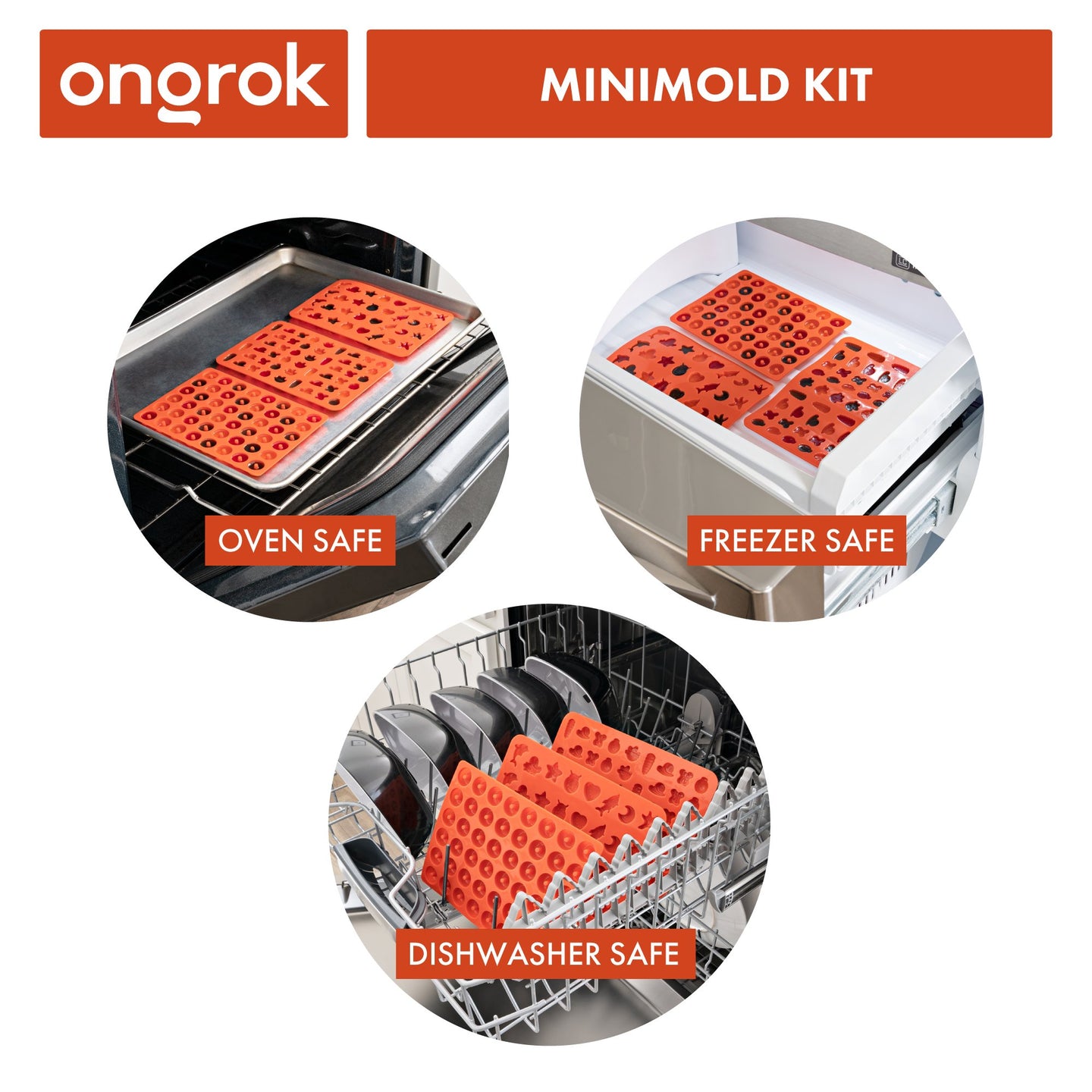 Ongrok Silicone Gummy Molds with Droppers - Glasss Station