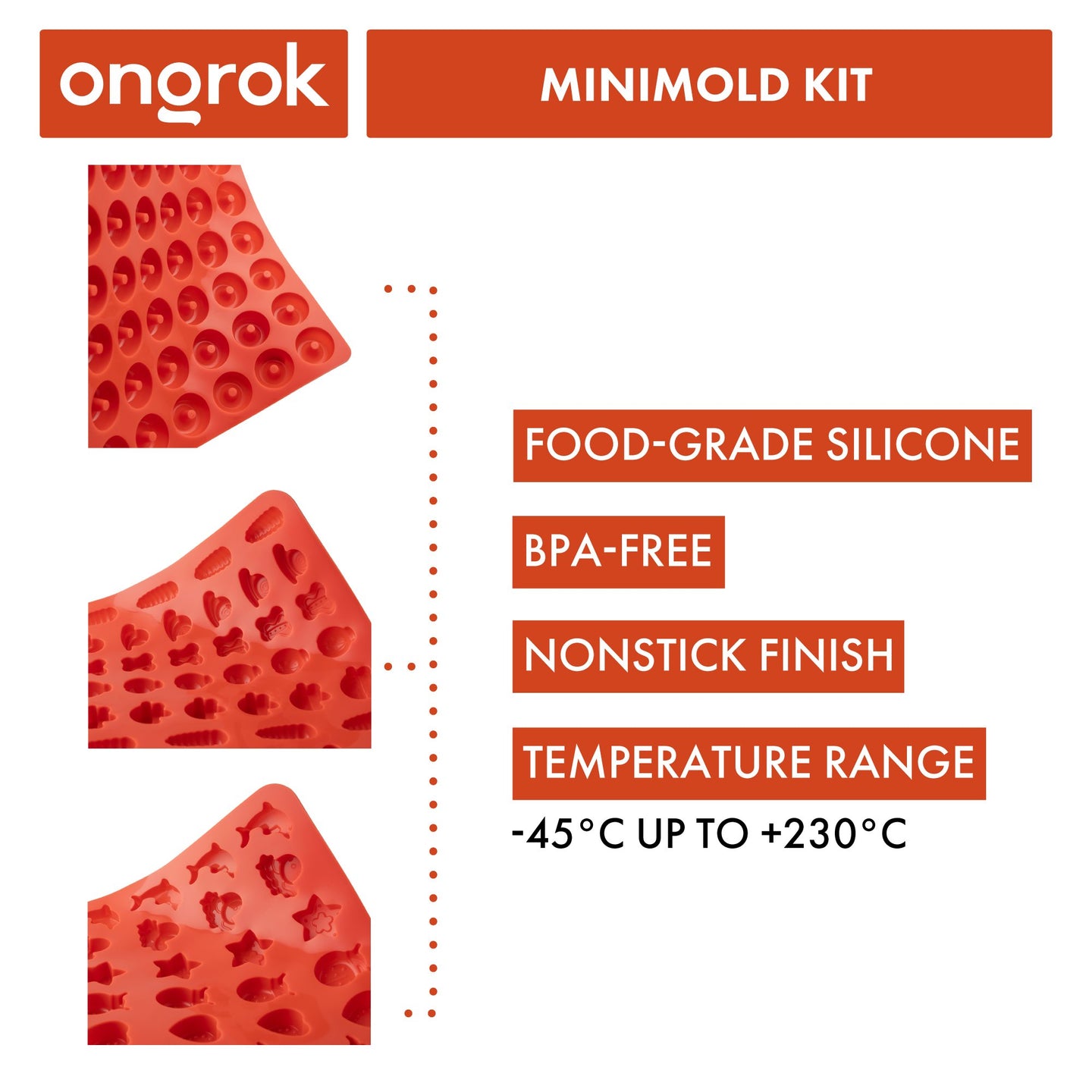 Ongrok Silicone Gummy Molds with Droppers - Glasss Station