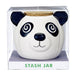 Panda Stash Jar - Glasss Station