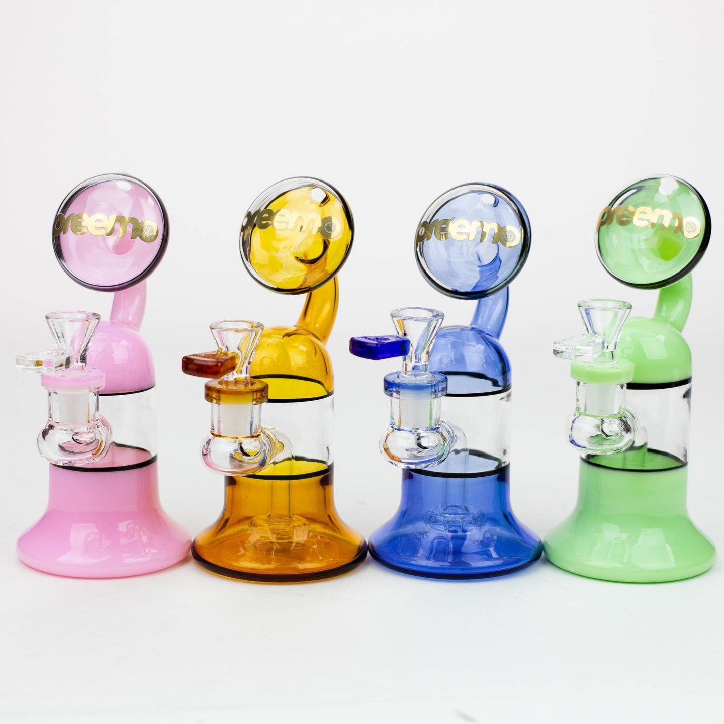 Preemo - 7" Disc Top Bubbler - Glasss Station