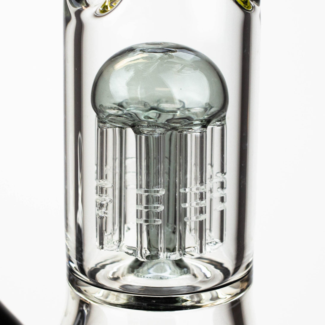 PROTECT YA NECK-15.5" 7mm Killa Bees Tree Arm Perc Glass Beaker Bong by Infyniti - Glasss Station