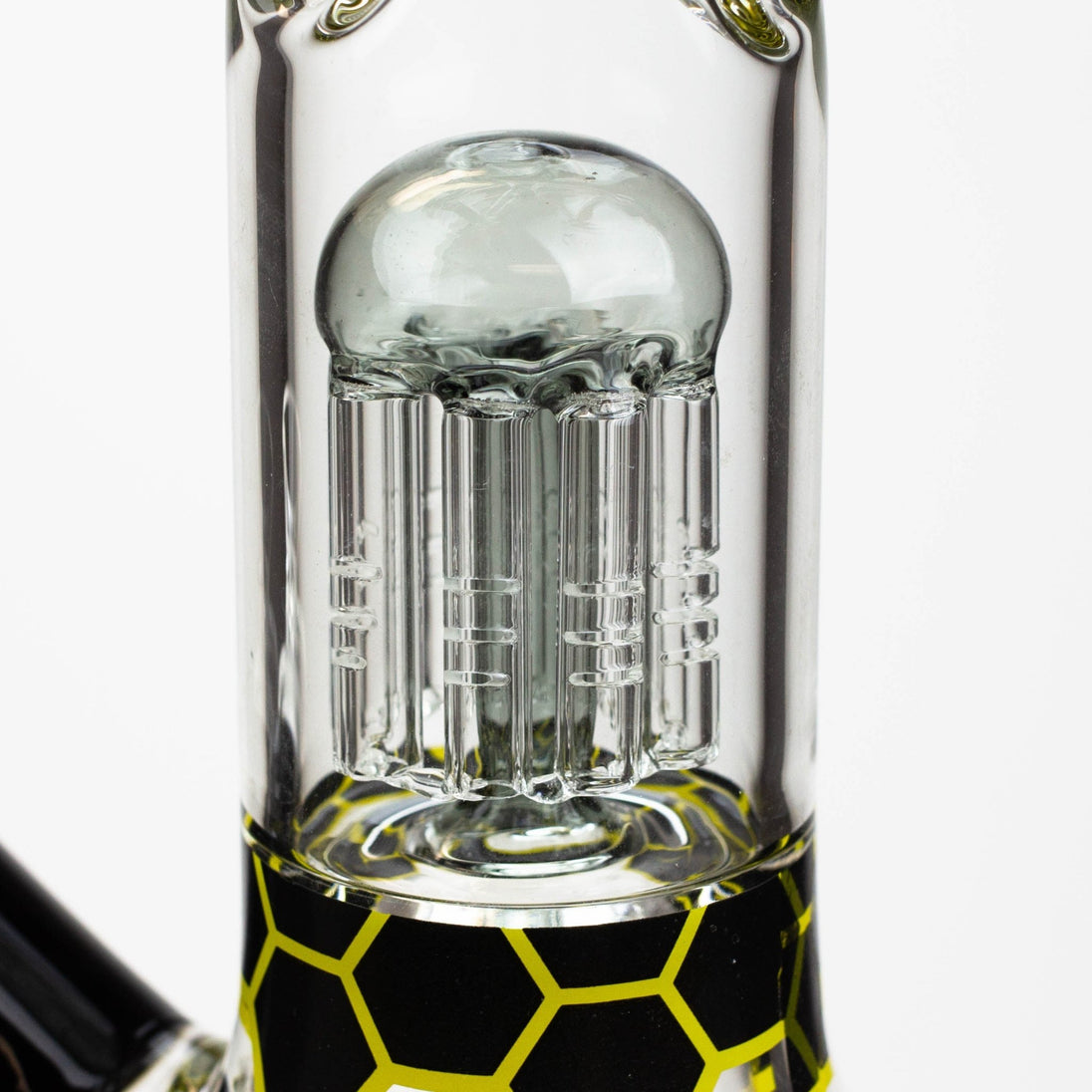 PROTECT YA NECK-15.5" 7mm Tree Arm Perc Glass Beaker Bong by Infyniti - Glasss Station