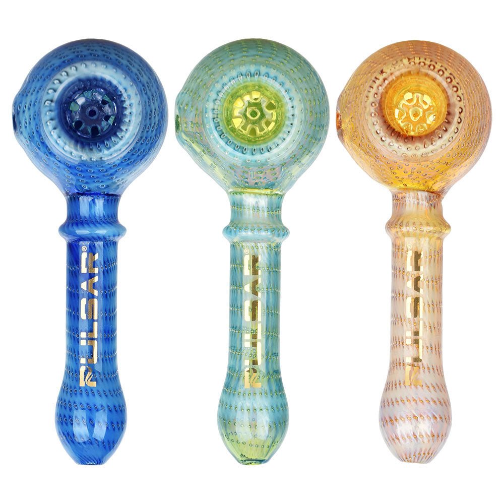 Pulsar Bubble Matrix Honeypot 5" Spoon Pipe - Glasss Station