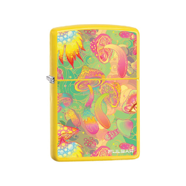 Pulsar Classic Lemon Watchful Shrooms Zippo Lighter - Glasss Station