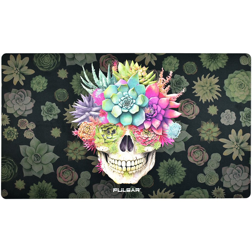 Pulsar DabPadz Fabric Top Succulent Smile Dab Mat - Glasss Station