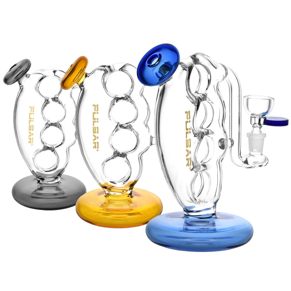 Pulsar Knuckle Bubbler Pro 6.25" Water Pipe - Glasss Station