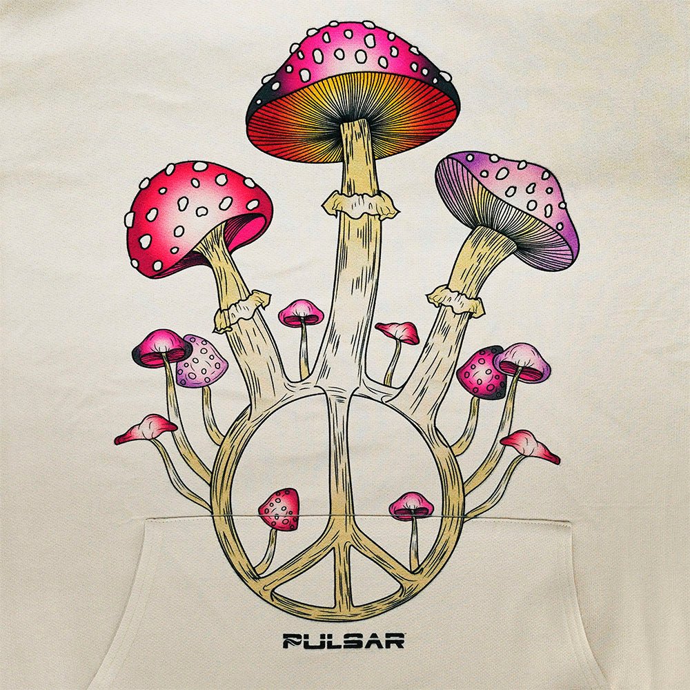 Pulsar Peace & Shrooms Hoodie - Glasss Station