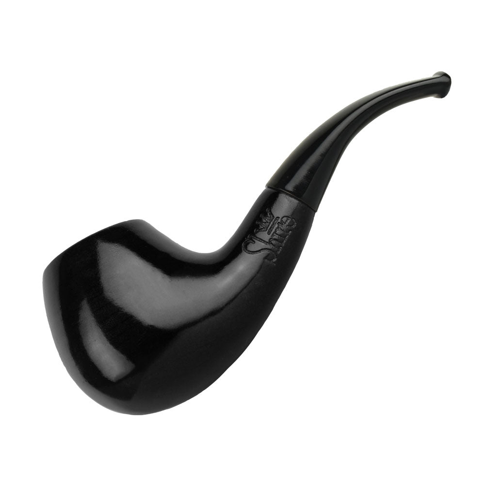 Pulsar Shire Pipes Bent Ebony Cherry Wood 5.5" Pipe - Glasss Station